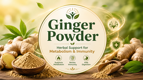 Ginger Powder – Herbal Support for Metabolism & Immunity